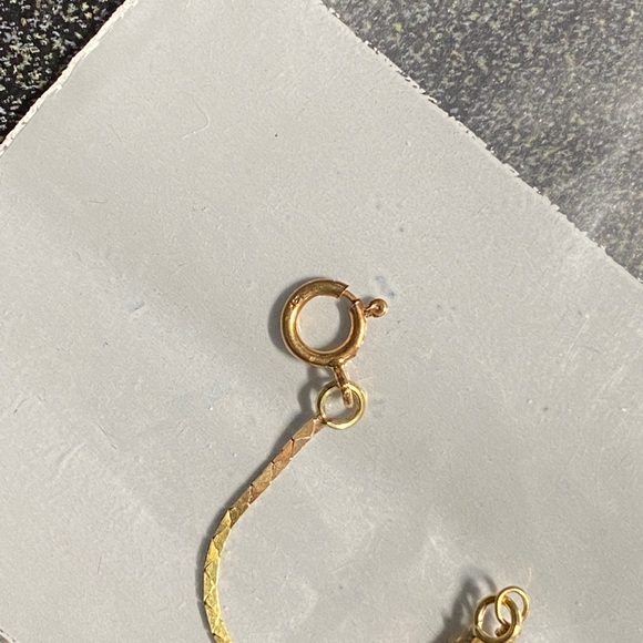 Vintage 14K Gold Cobra Chain & Rice Pearl Bracelet - Picture 7 of 7